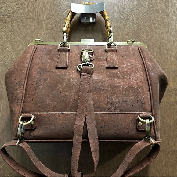 Laflore Paris doquintin bag with bamboo handles - Picture 10 of 15